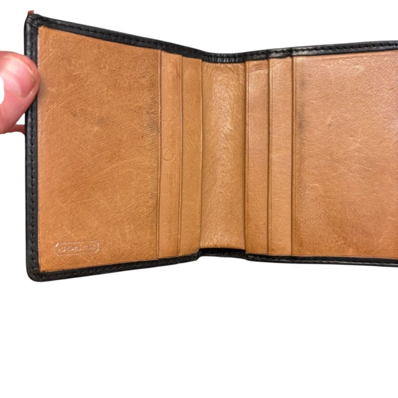 Coach black leather vintage y2k buckle wallet - Picture 11 of 12